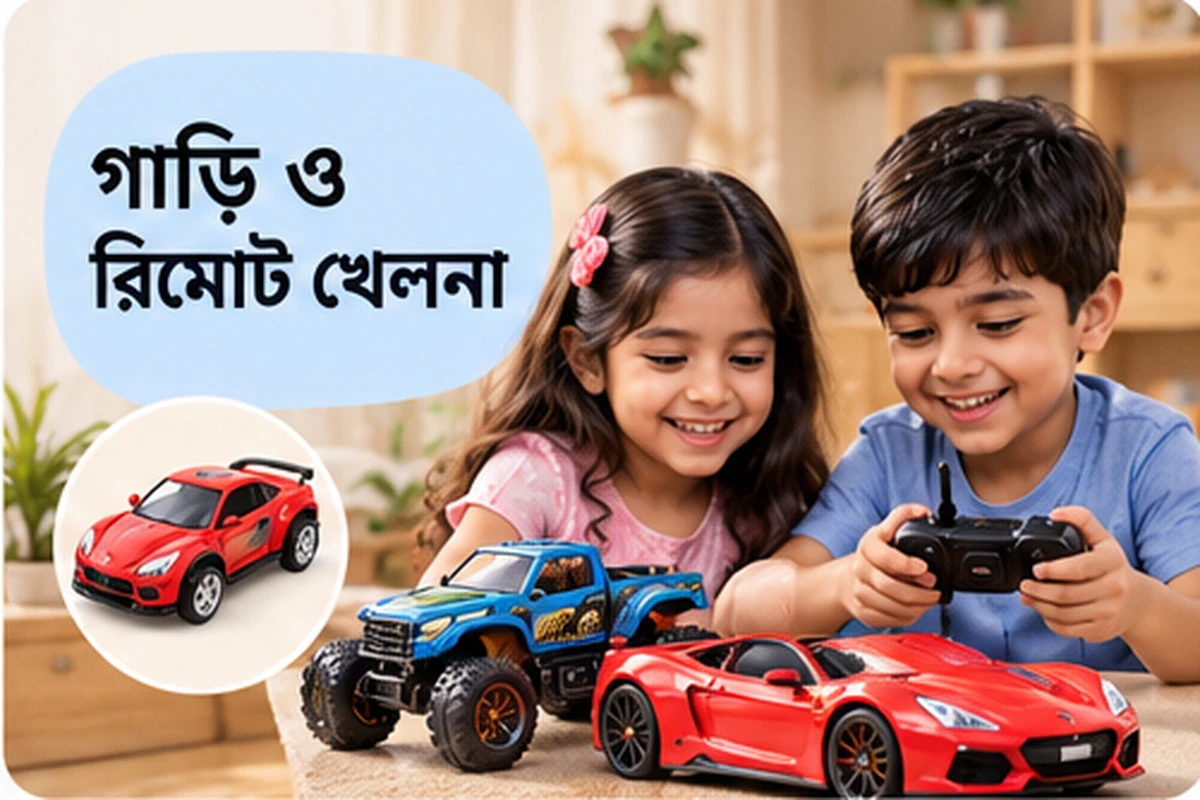 গাড়ি ও রিমোট খেলনা