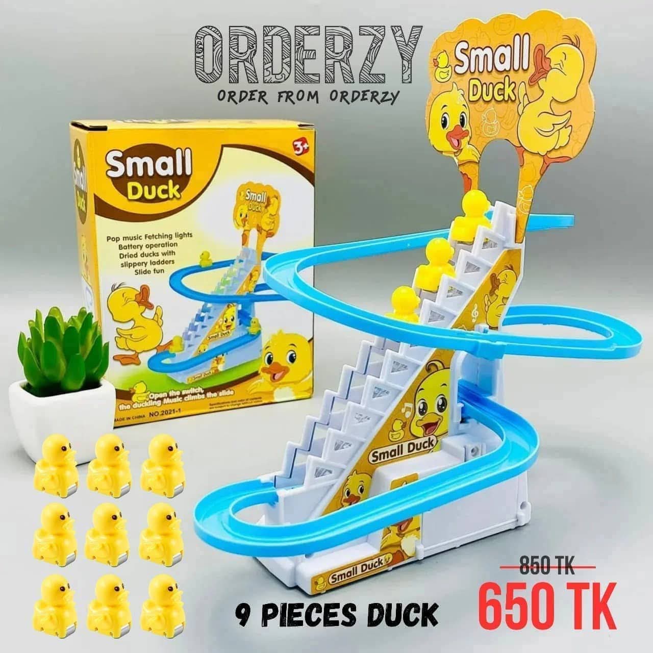 Stair Climbing Small Duck Toy